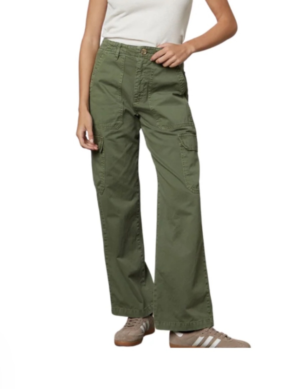 Velvet Makayla Cargo Pant color: Vine